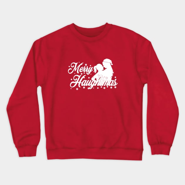 Merry Haughtmas Sweater Crewneck Sweatshirt by viking_elf